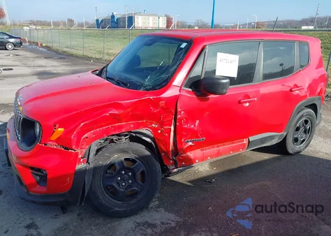 2019 Jeep Renegade Sport Fwd из США, поврежденный, VIN ZACNJAAB8KPK56471